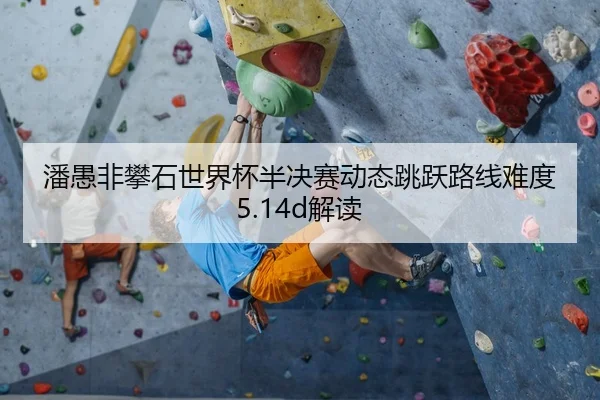 潘愚非攀石世界杯半决赛动态跳跃路线难度5.14d解读